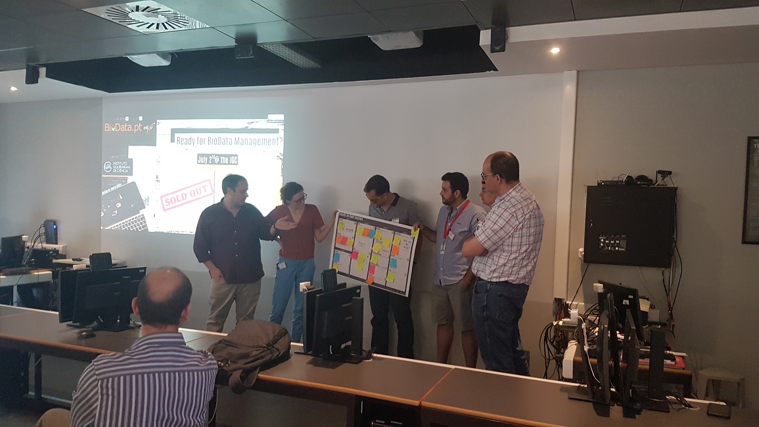 Group presenting DMP